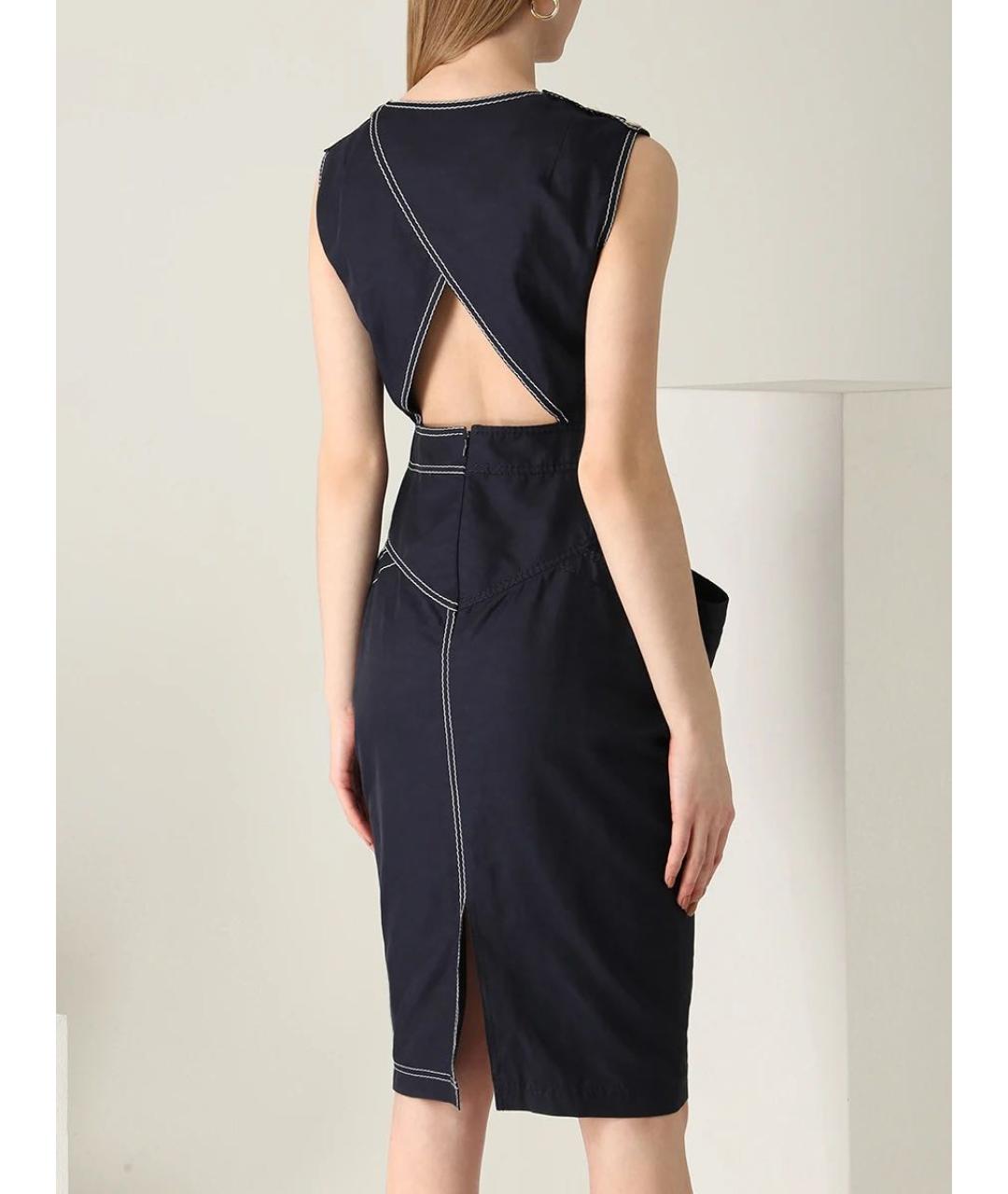 STELLA MCCARTNEY Темно-синее платье, фото 4