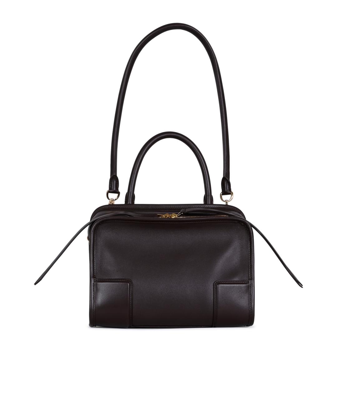 LOEWE Коричневая кожаная сумка тоут, фото 2