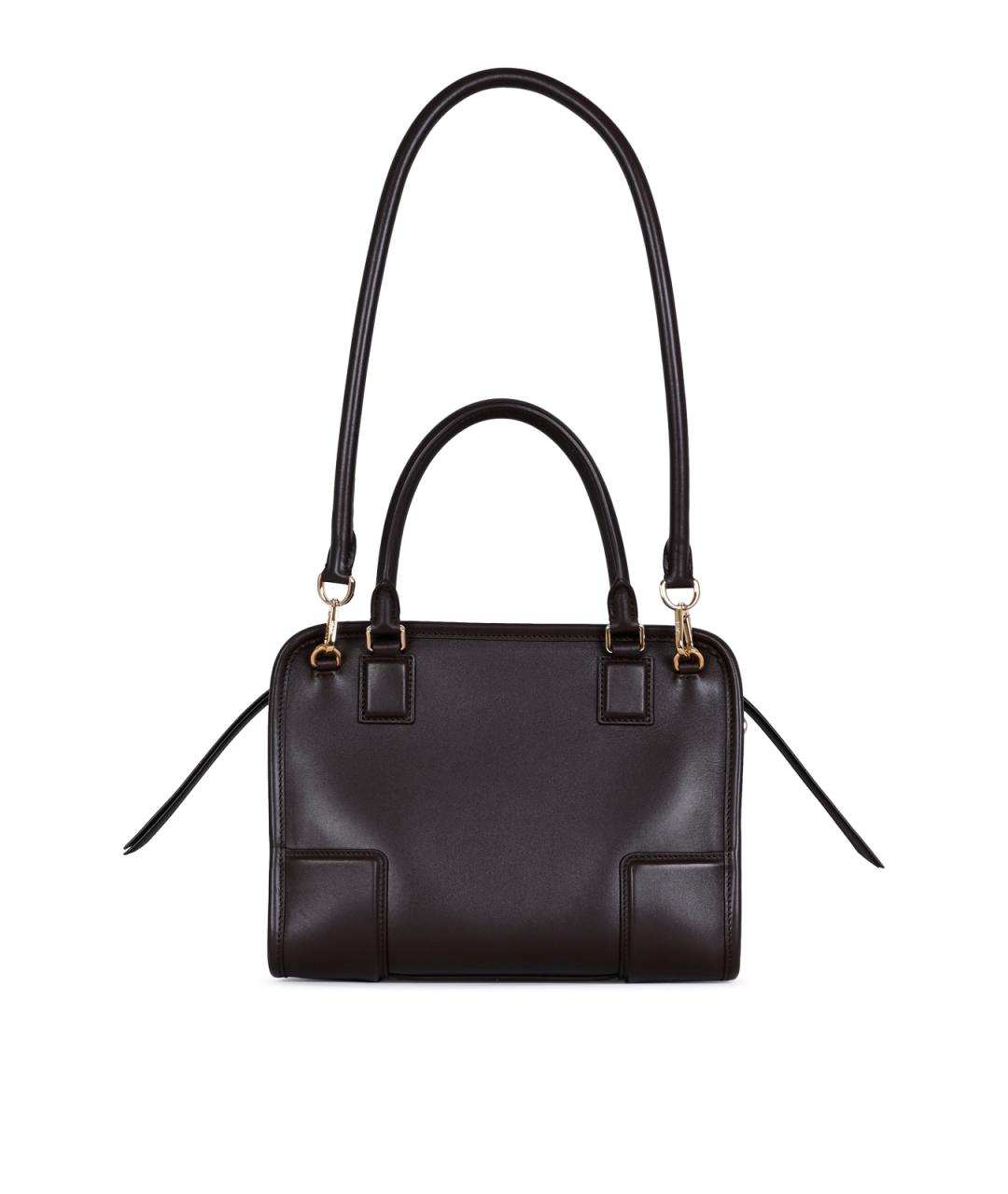 LOEWE Коричневая кожаная сумка тоут, фото 6