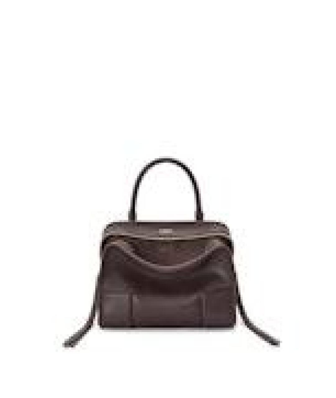 LOEWE Коричневая кожаная сумка тоут, фото 9