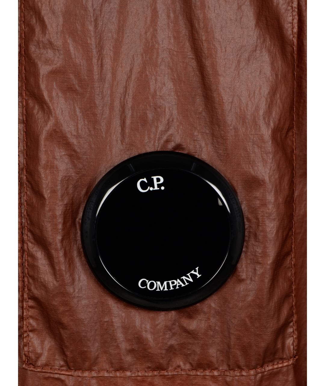 CP COMPANY Коричневая полиамидовая куртка, фото 3