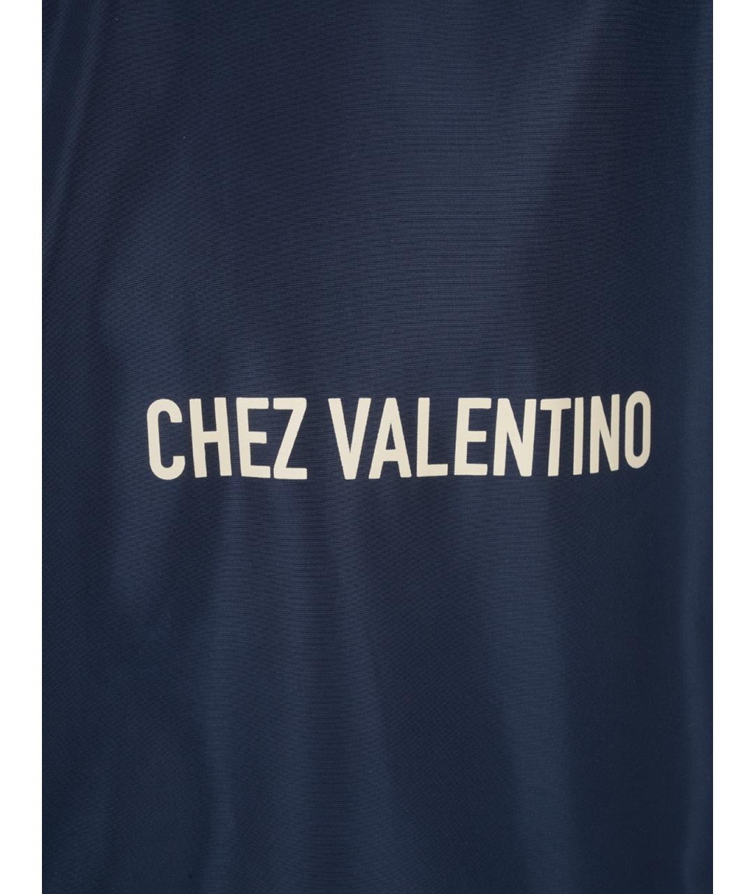 VALENTINO Синяя полиамидовая куртка, фото 6