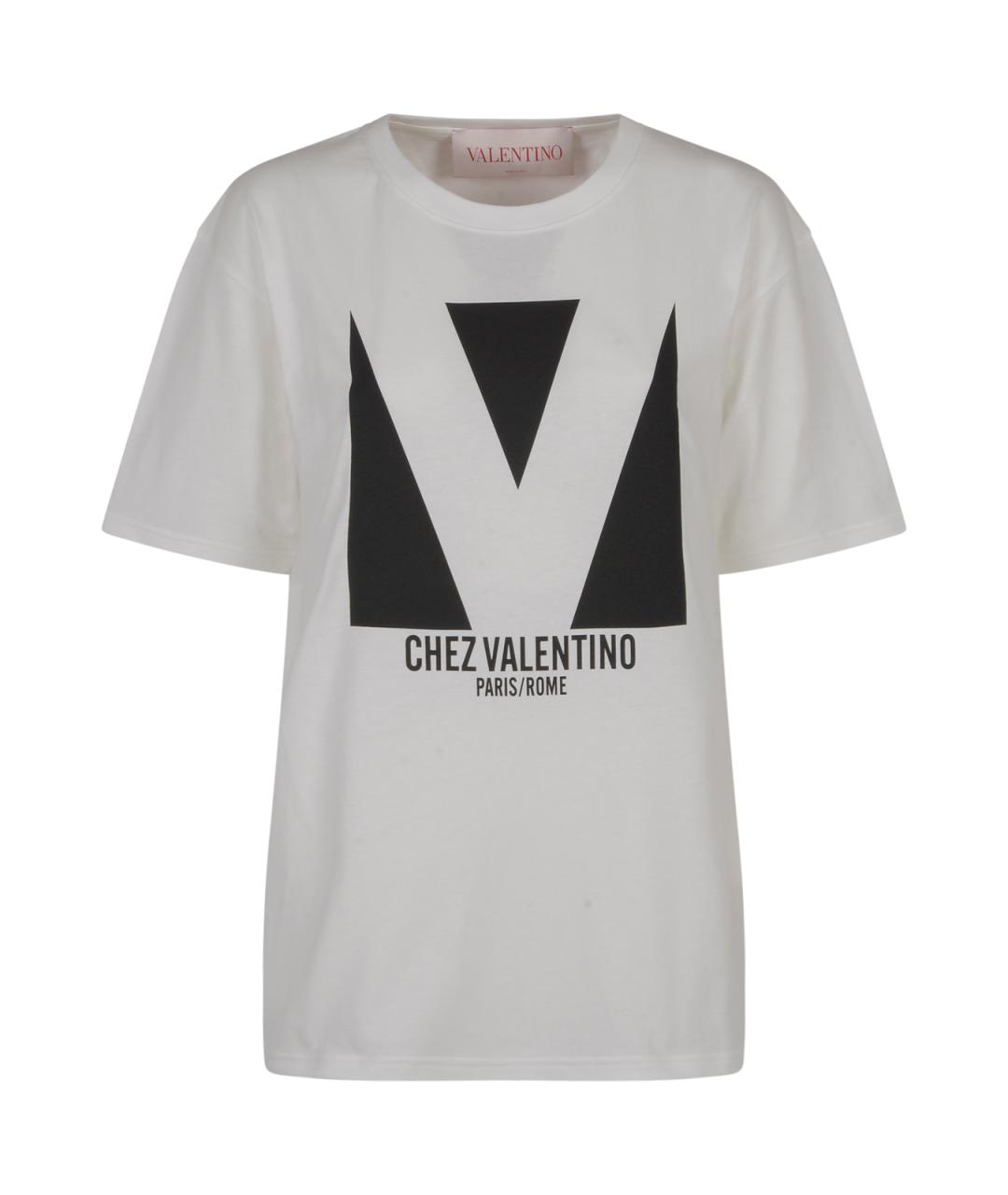 VALENTINO Мульти хлопковая футболка, фото 1