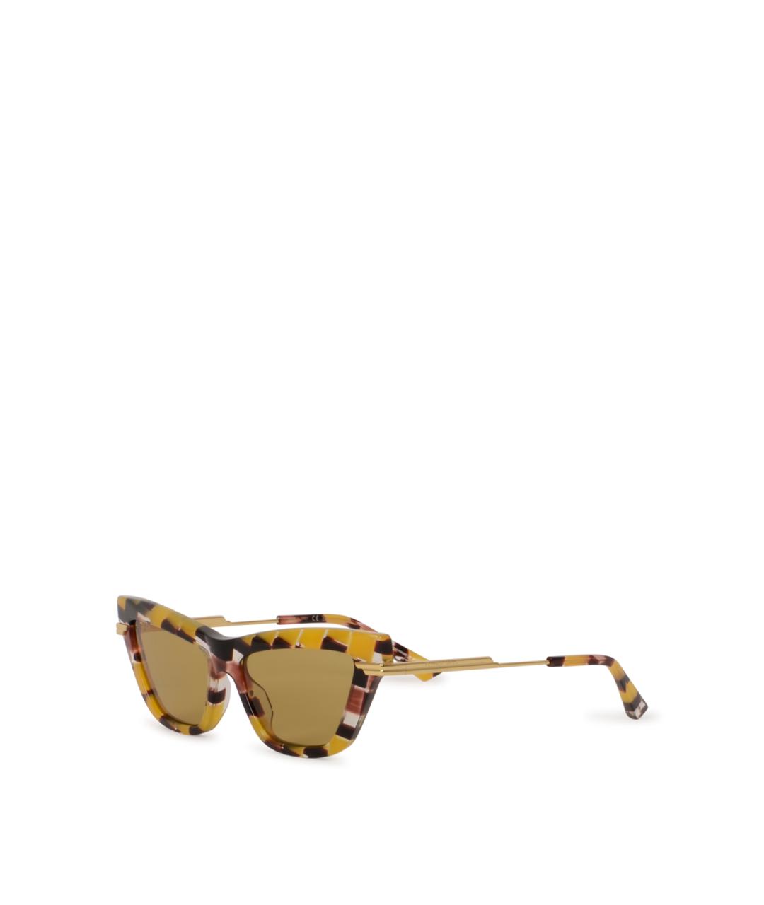 BOTTEGA VENETA Мульти пластиковые солнцезащитные очки, фото 2