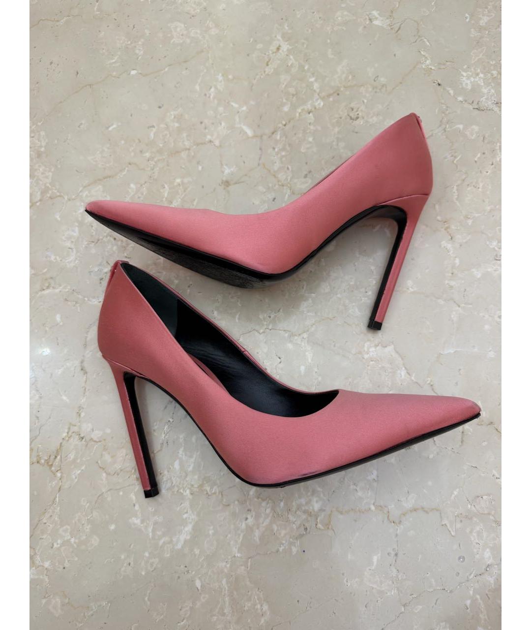 TOM FORD Коралловые текстильные туфли, фото 6