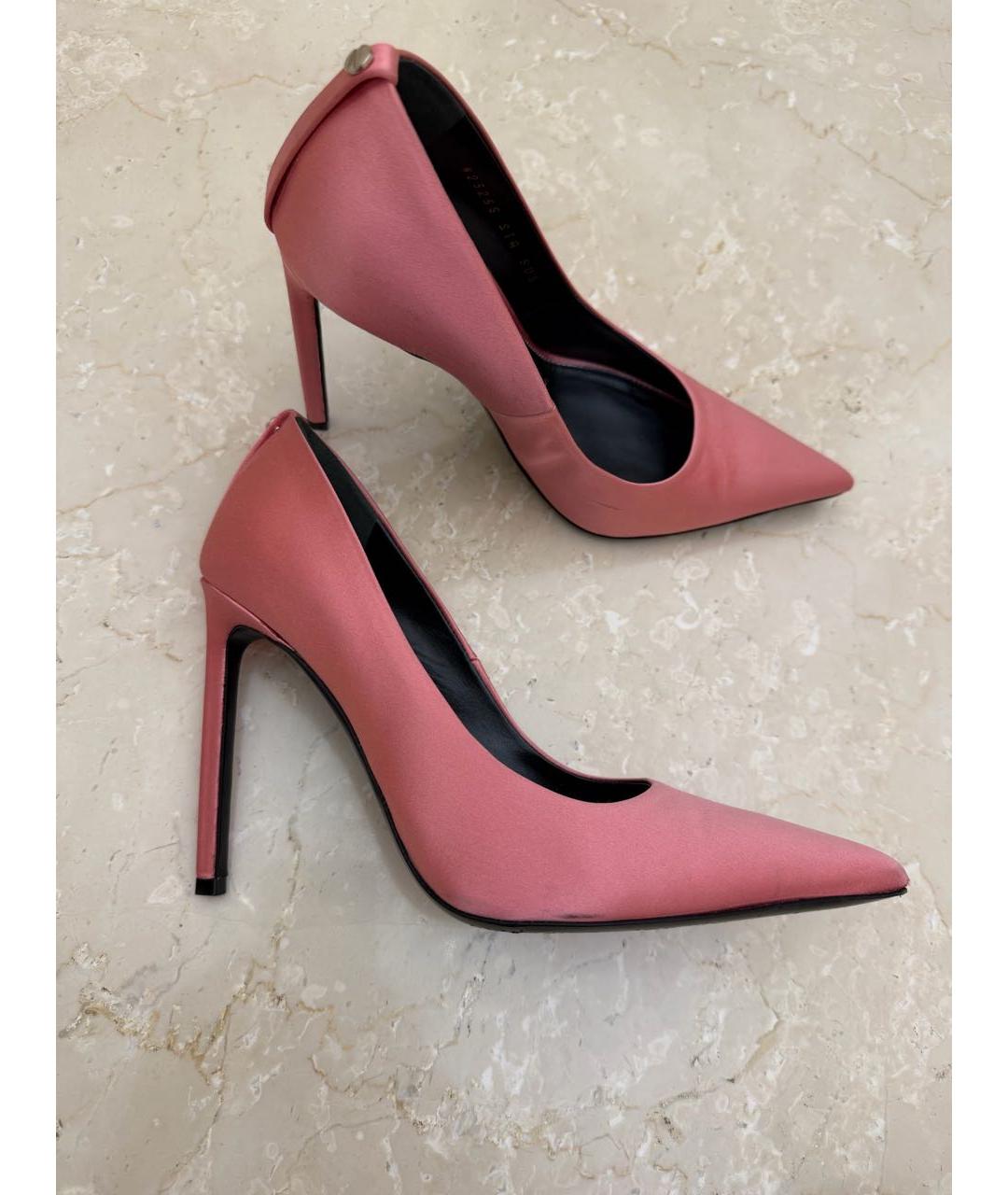 TOM FORD Коралловые текстильные туфли, фото 5