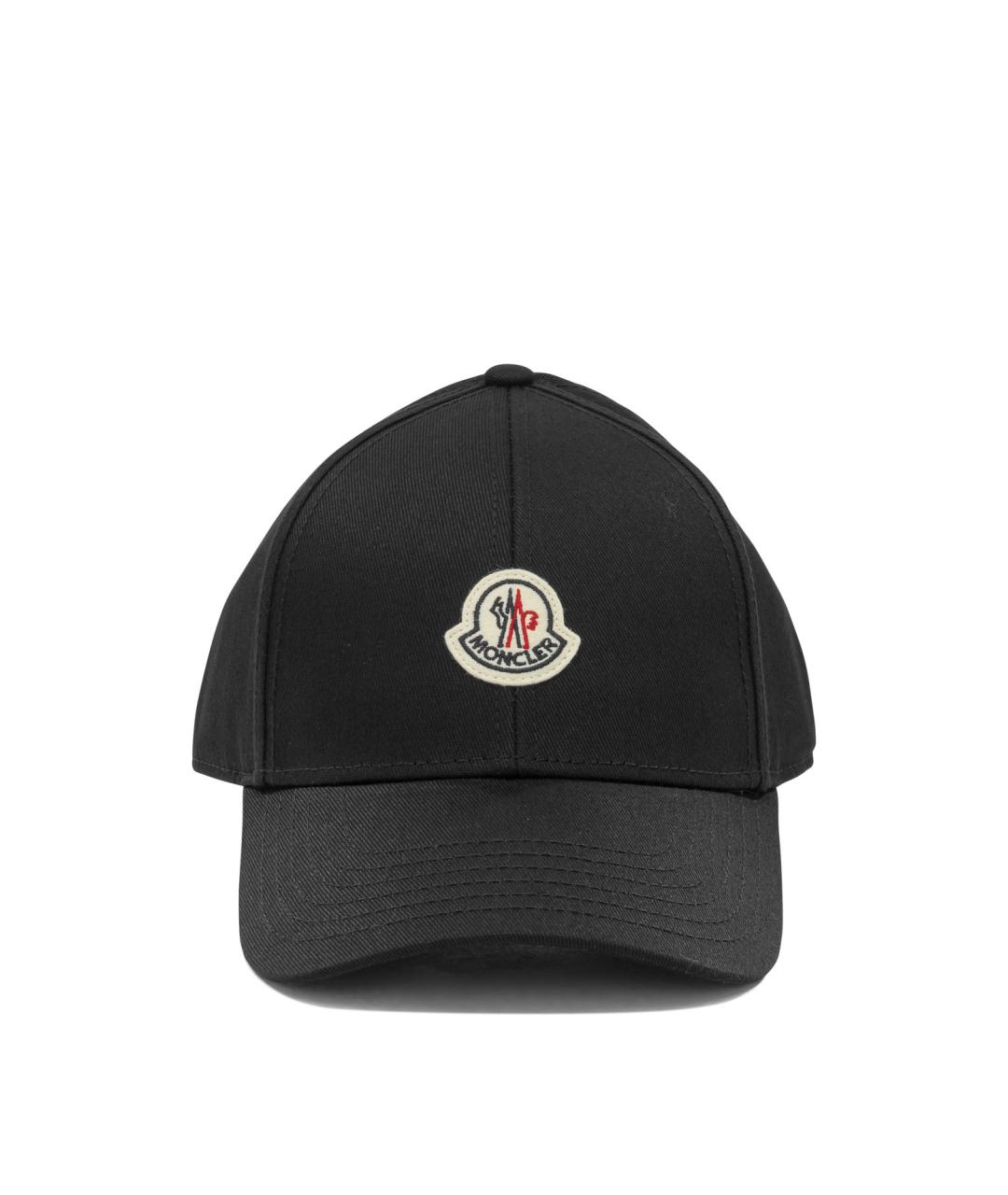 MONCLER Черная хлопковая кепка/бейсболка, фото 1