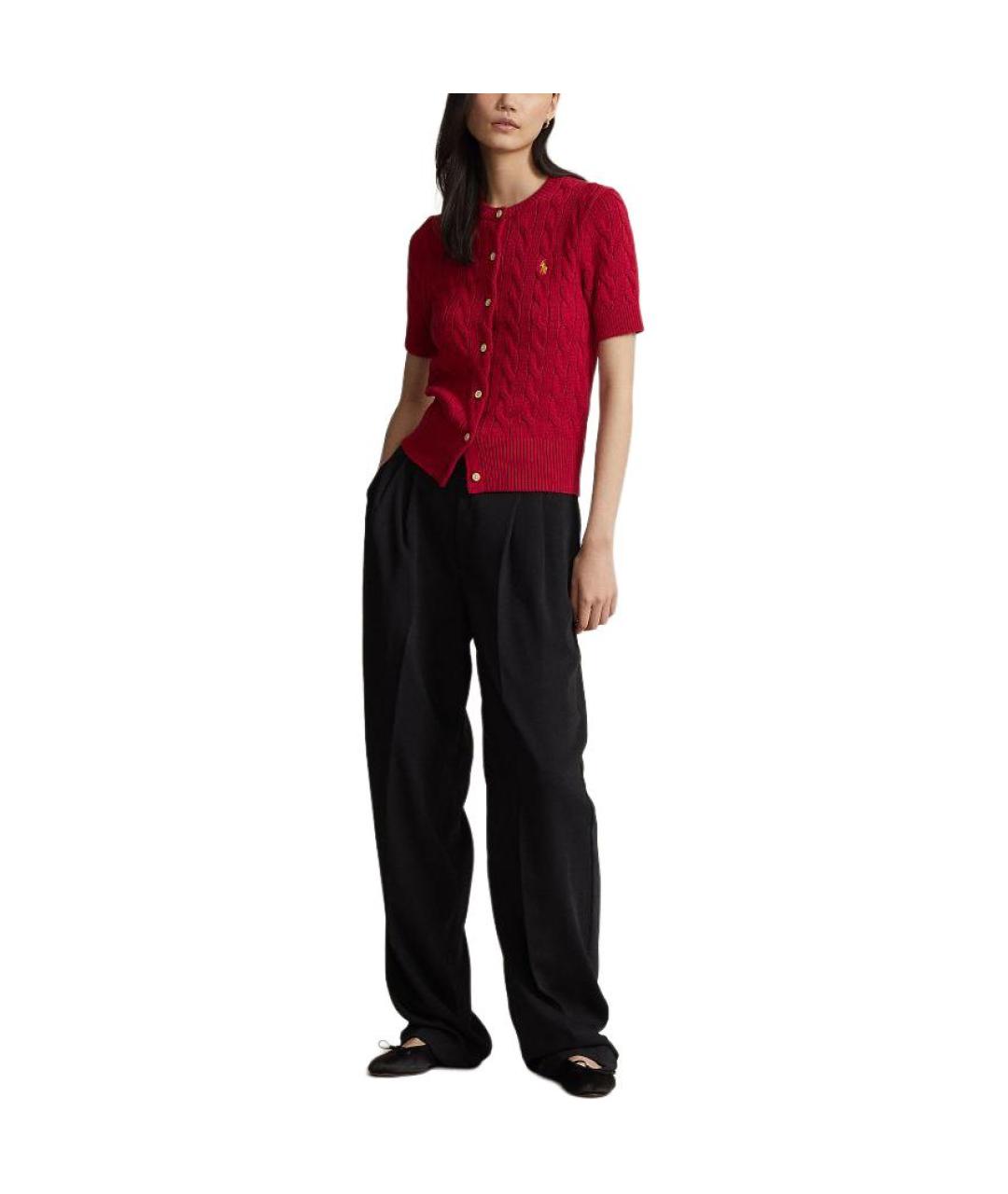 POLO RALPH LAUREN Красный кардиган, фото 2