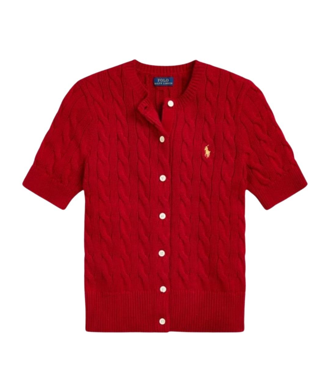 POLO RALPH LAUREN Красный кардиган, фото 1