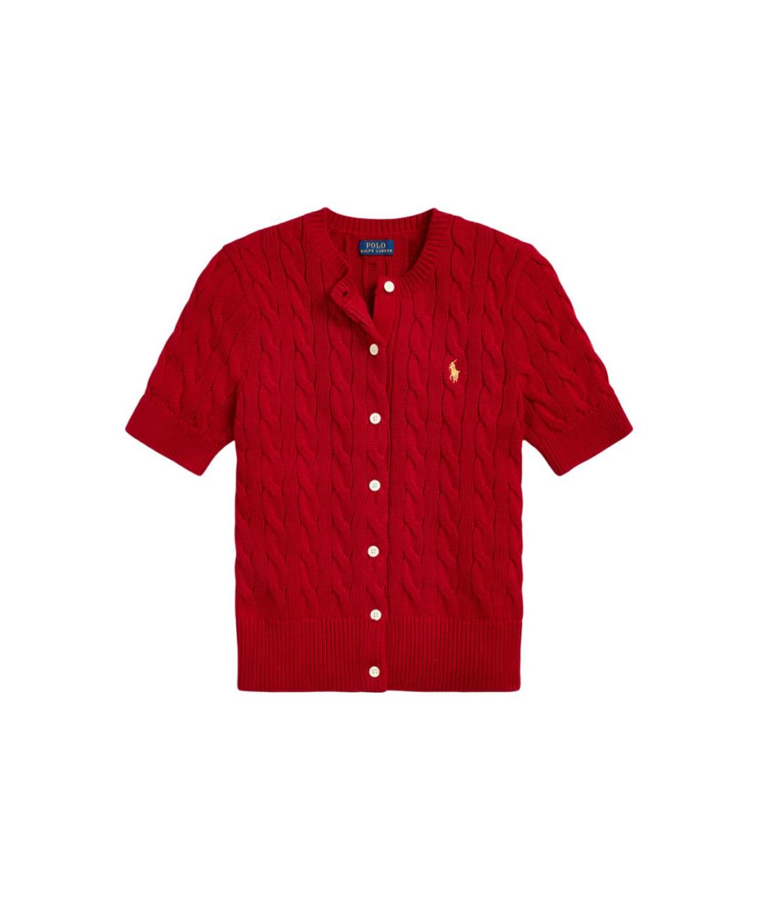 POLO RALPH LAUREN Красный кардиган, фото 5