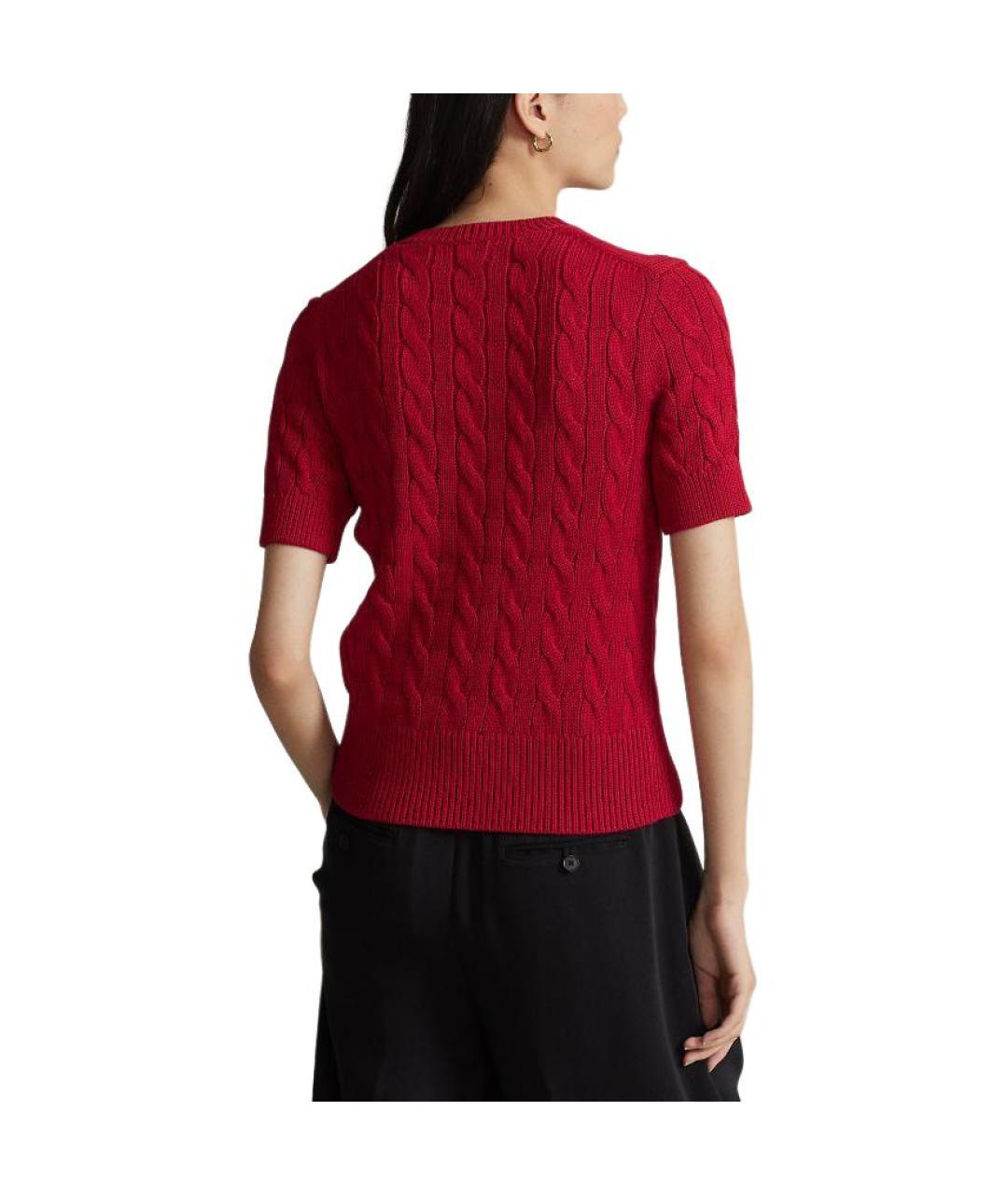 POLO RALPH LAUREN Красный кардиган, фото 3