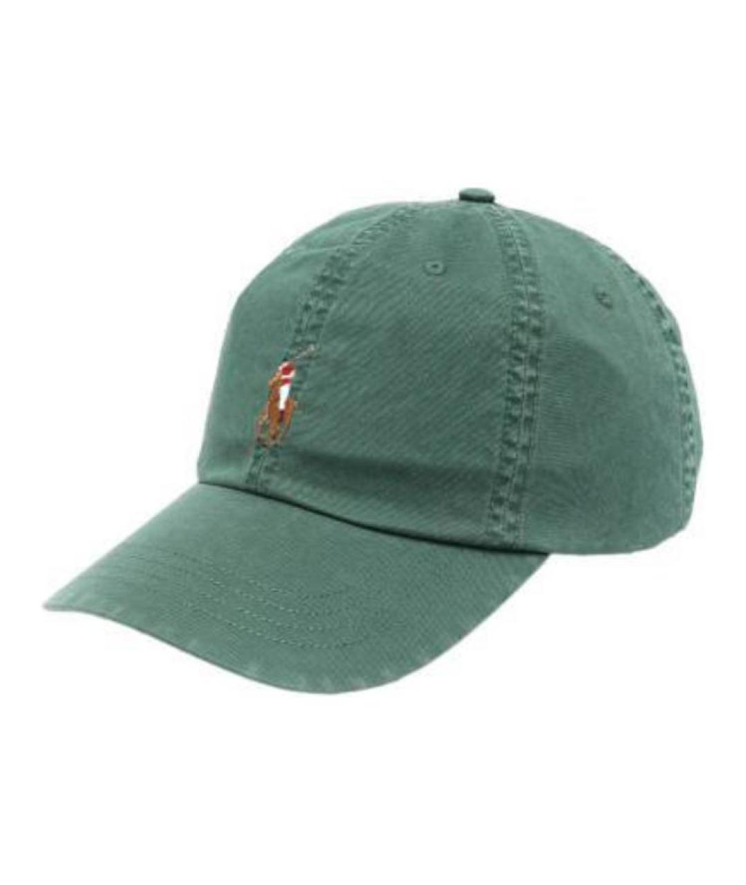 POLO RALPH LAUREN Зеленая хлопковая кепка, фото 1