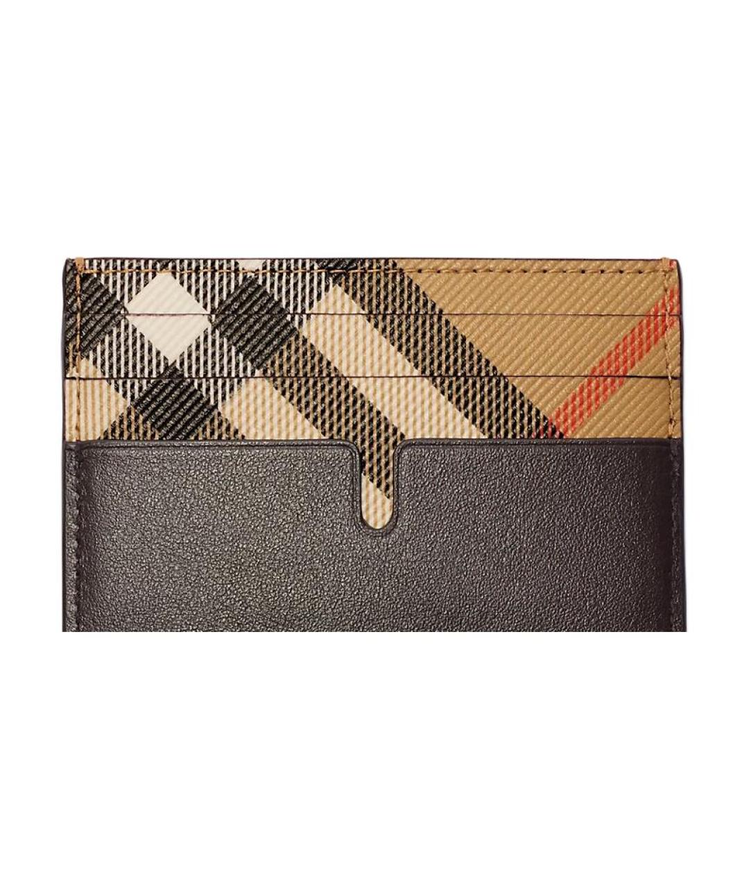 BURBERRY Коричневый кардхолдер, фото 5