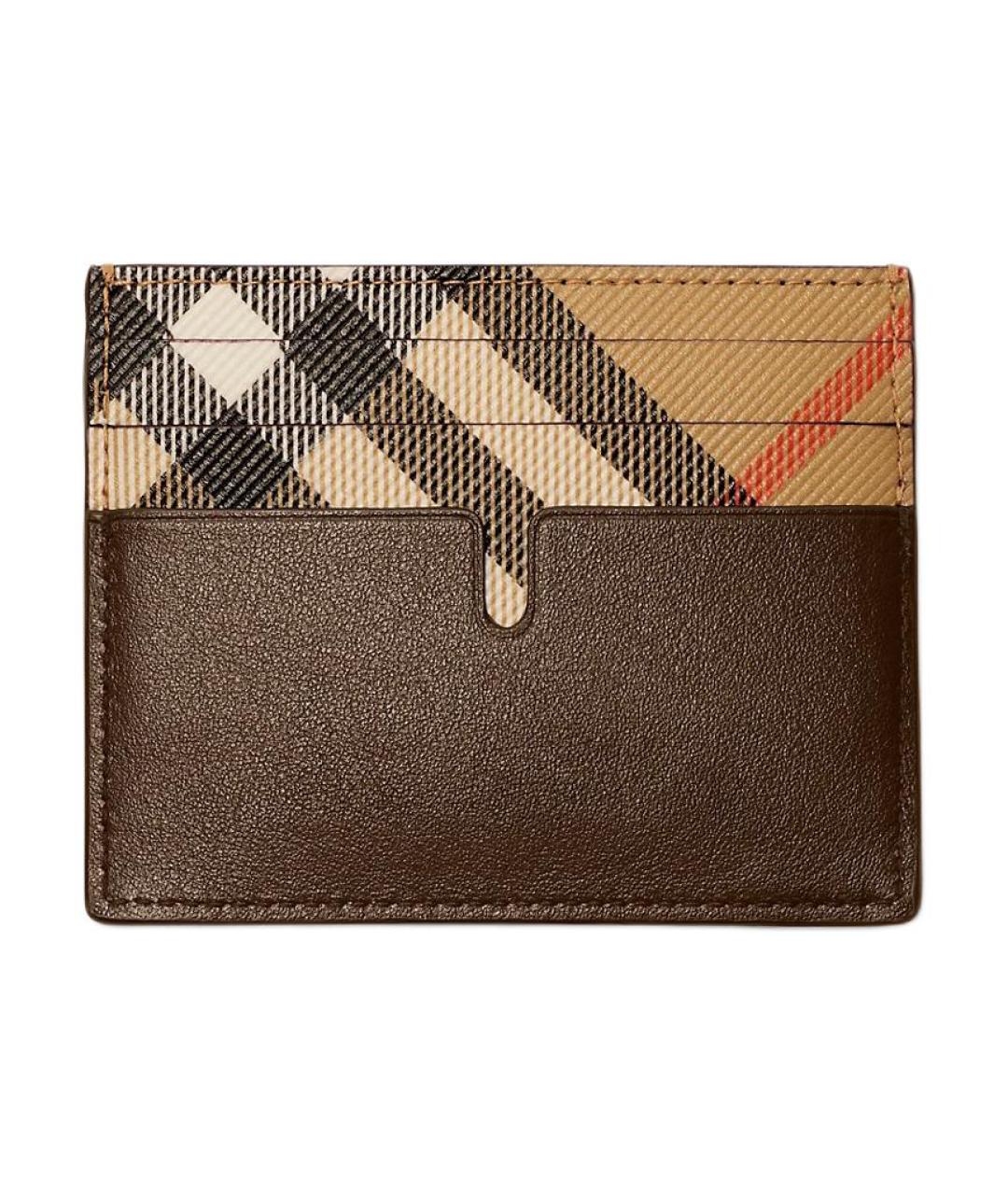 BURBERRY Коричневый кардхолдер, фото 3