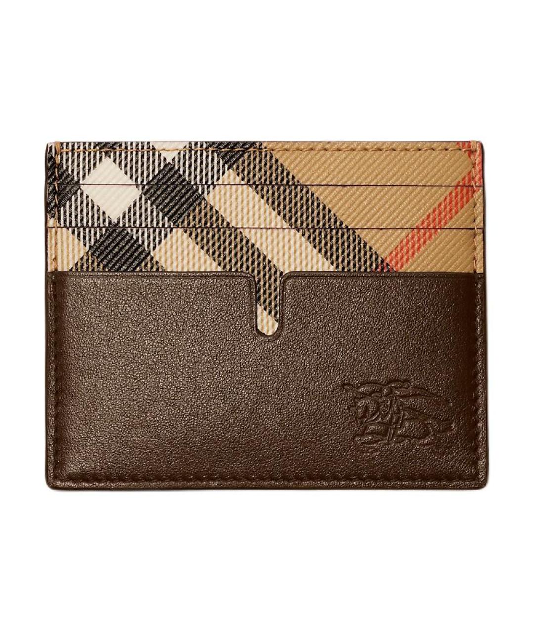 BURBERRY Коричневый кардхолдер, фото 1
