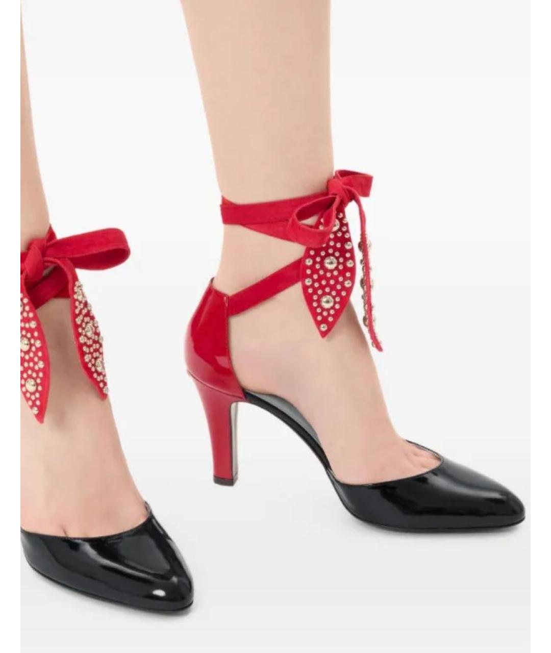 VALENTINO Черные кожаные туфли, фото 6