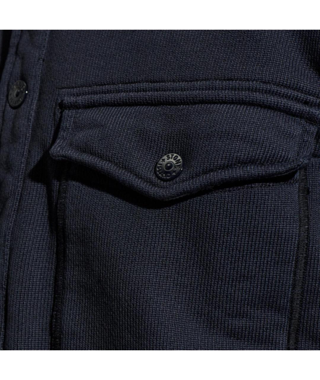 STONE ISLAND Темно-синяя рубашка, фото 5