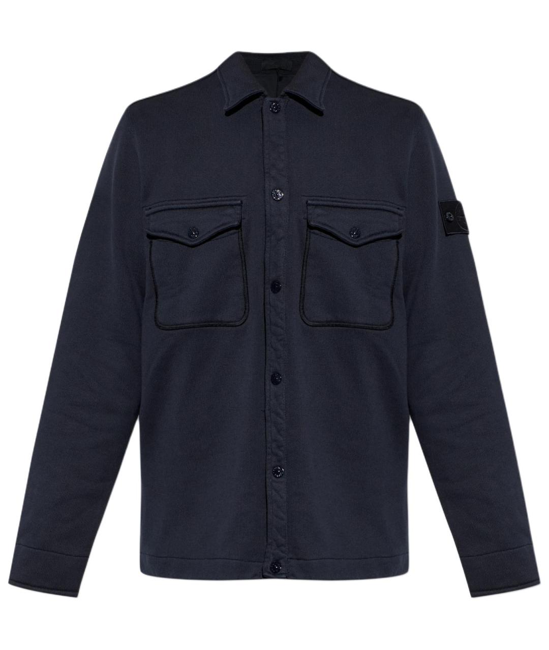 STONE ISLAND Темно-синяя рубашка, фото 1