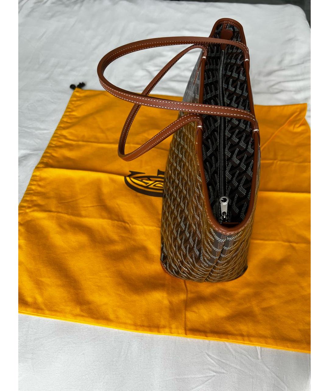 GOYARD Черная сумка тоут, фото 8