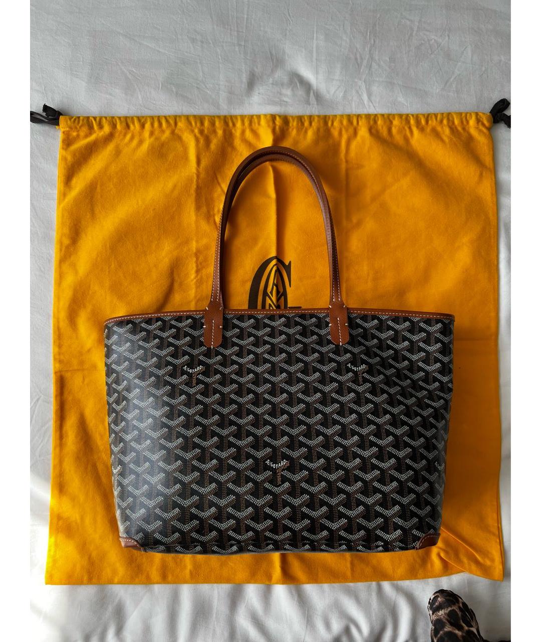 GOYARD Черная сумка тоут, фото 2