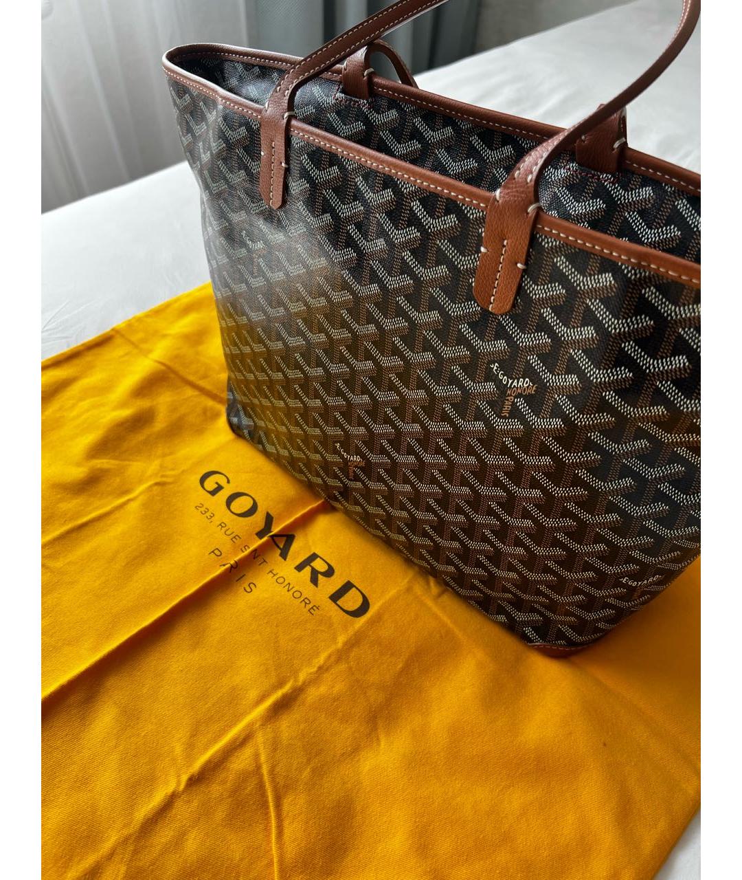 GOYARD Черная сумка тоут, фото 7
