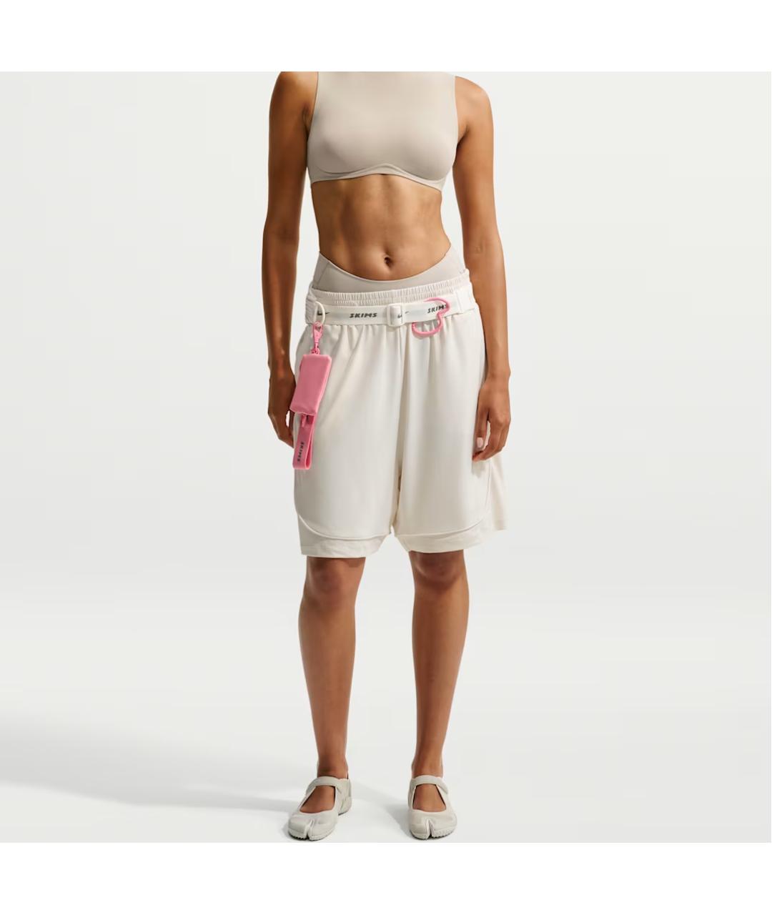 NIKE Бежевые спортивные брюки и шорты, фото 3