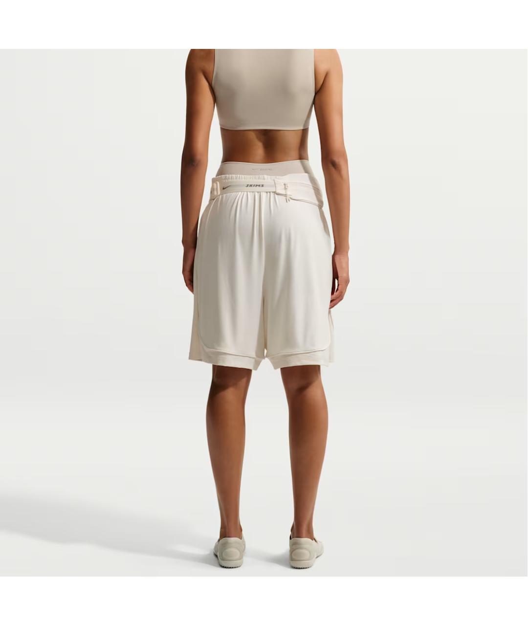 NIKE Бежевые спортивные брюки и шорты, фото 4