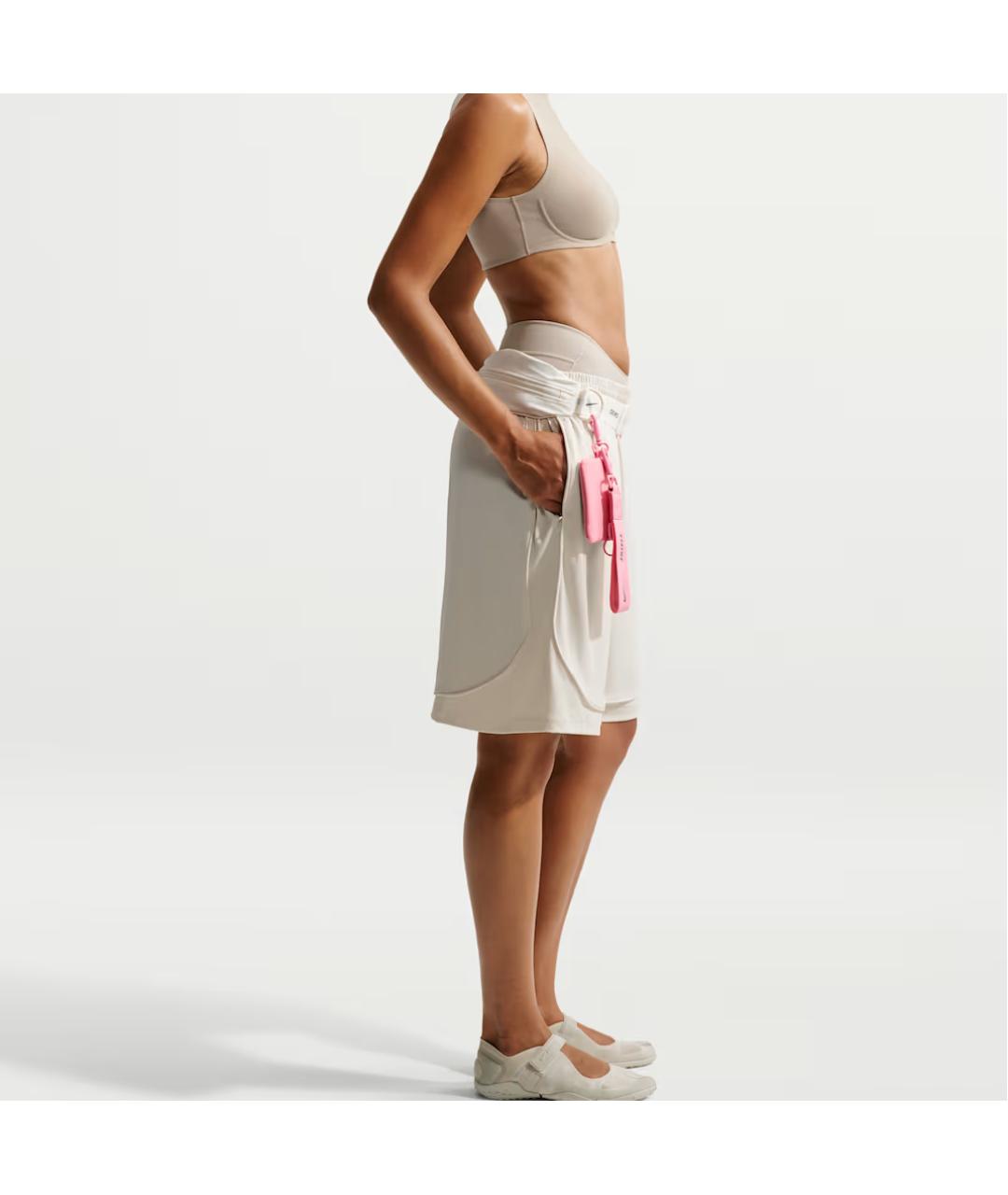 NIKE Бежевые спортивные брюки и шорты, фото 5