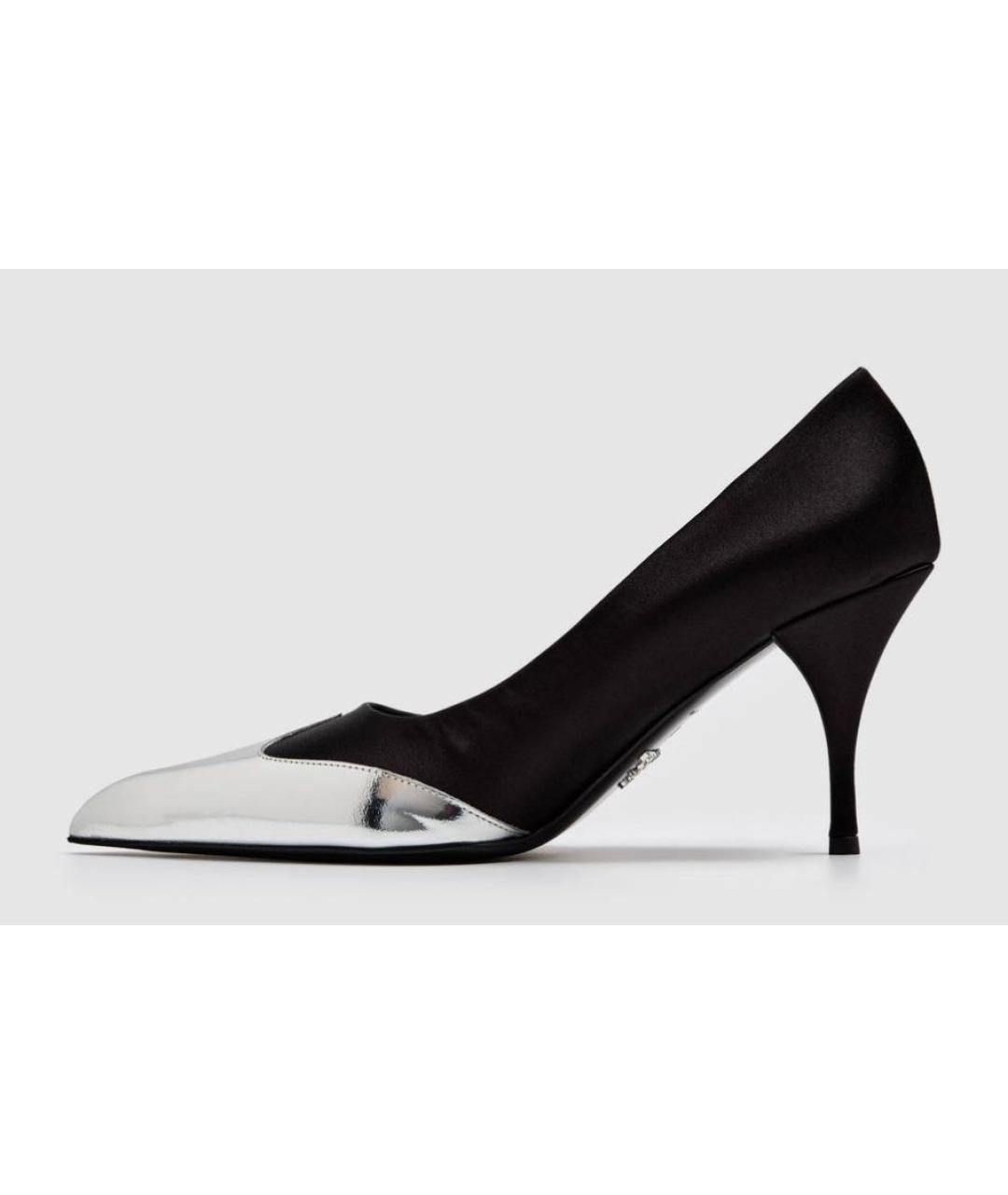 PRADA Черные кожаные туфли, фото 8
