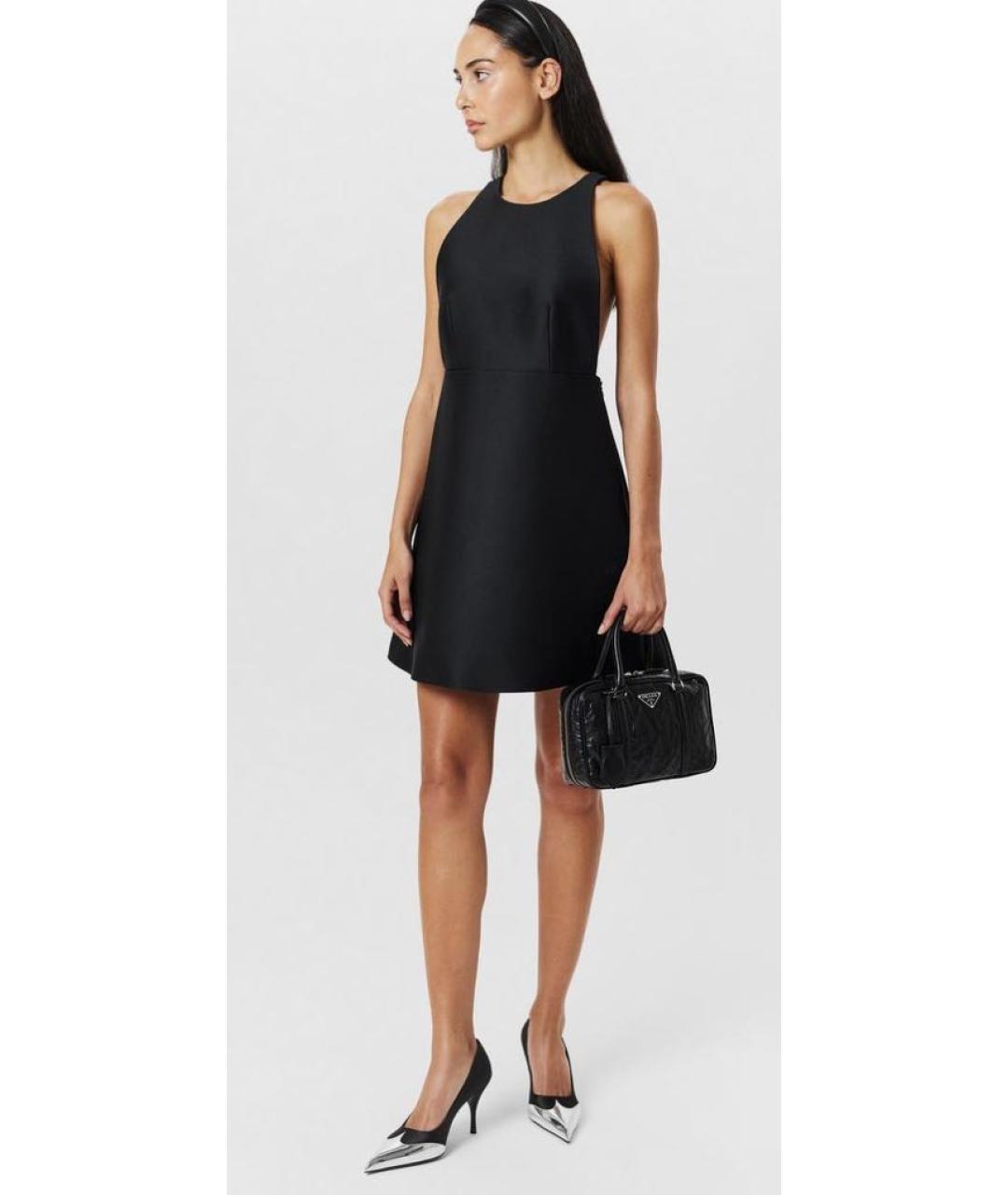 PRADA Черные кожаные туфли, фото 6
