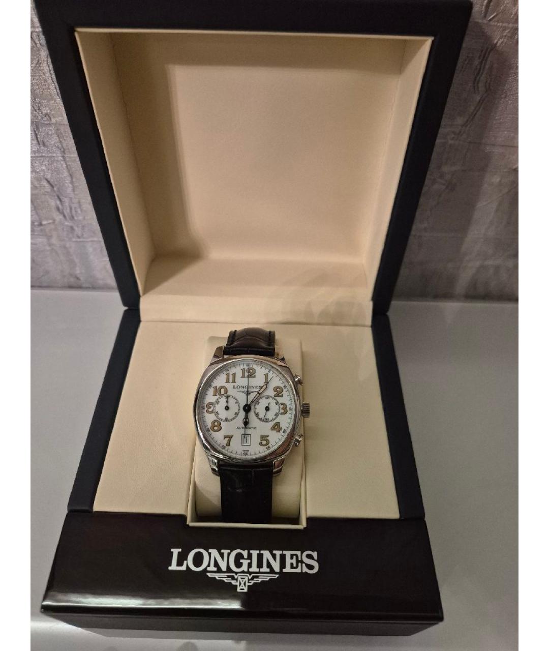 LONGINES Серебряные стальные часы, фото 2