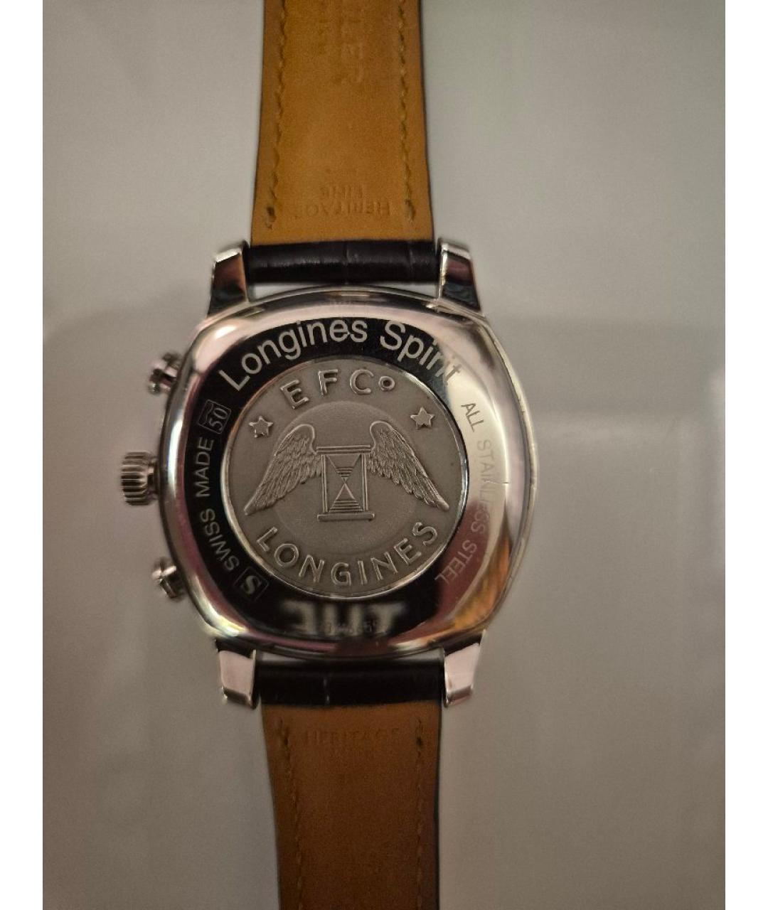 LONGINES Серебряные стальные часы, фото 9