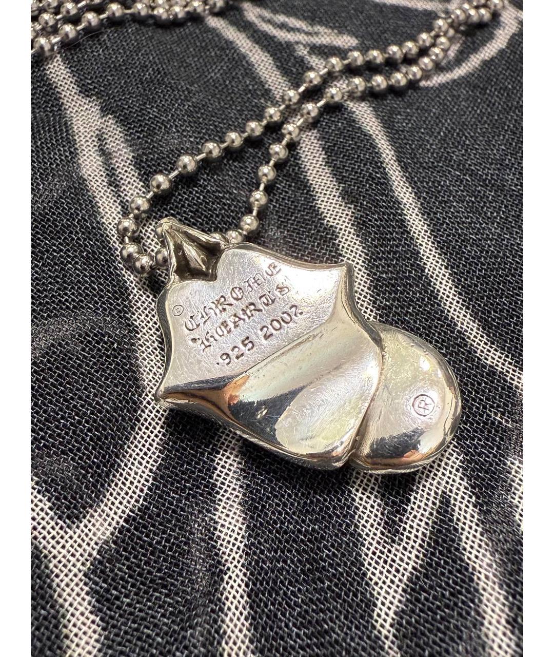 CHROME HEARTS Хаки серебряная цепочка/подвеска, фото 3