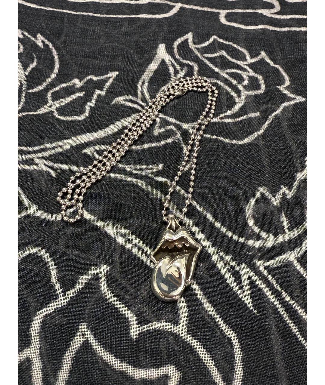 CHROME HEARTS Хаки серебряная цепочка/подвеска, фото 4