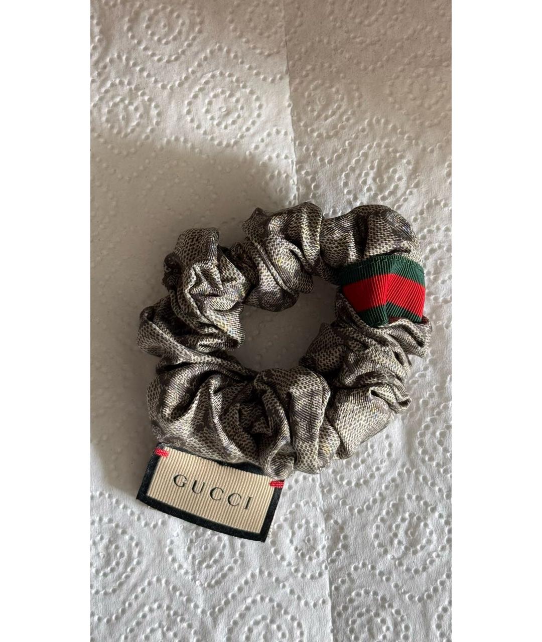 GUCCI Коричневая резинка, фото 3