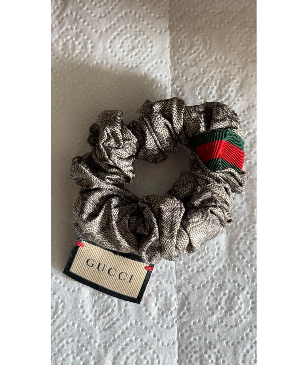 GUCCI Коричневая резинка, фото 4