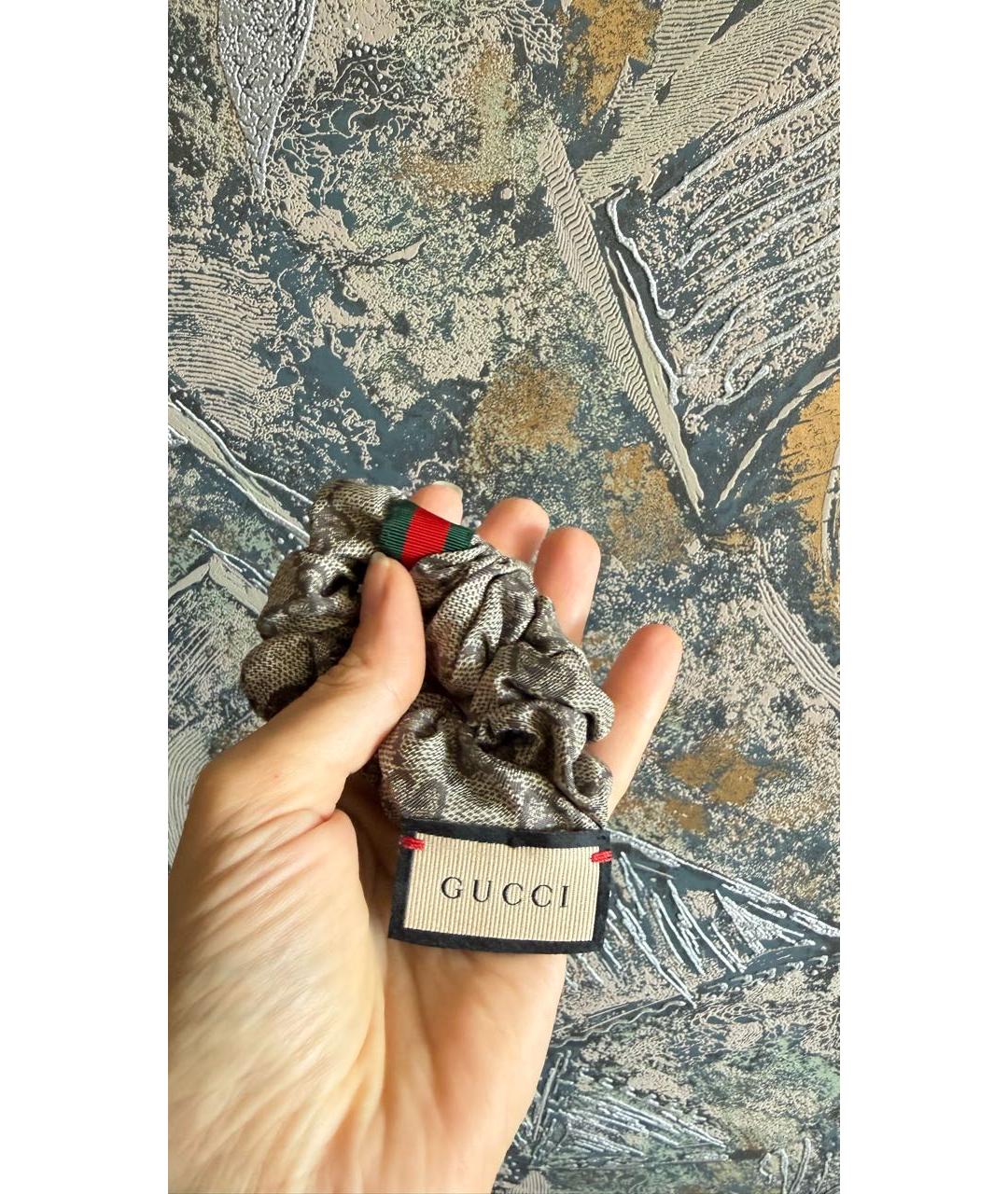 GUCCI Коричневая резинка, фото 2