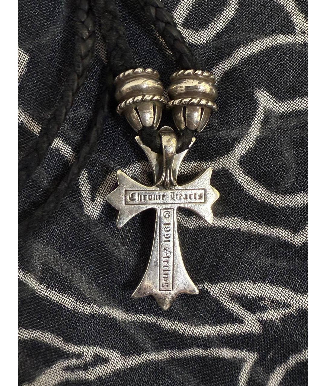 CHROME HEARTS Хаки серебряная цепочка/подвеска, фото 4