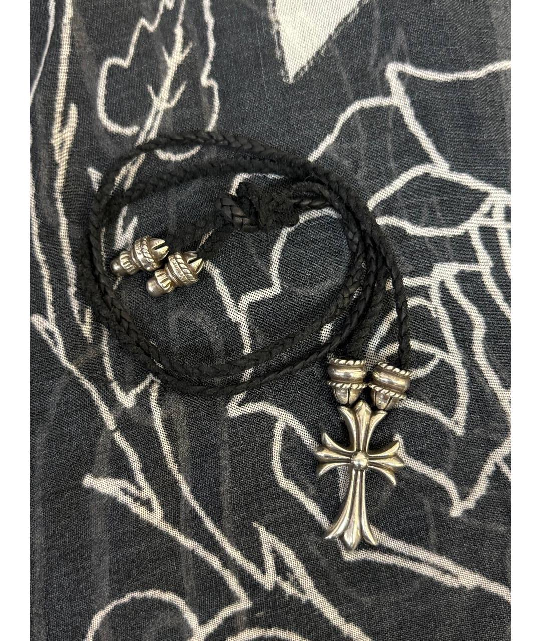 CHROME HEARTS Хаки серебряная цепочка/подвеска, фото 5