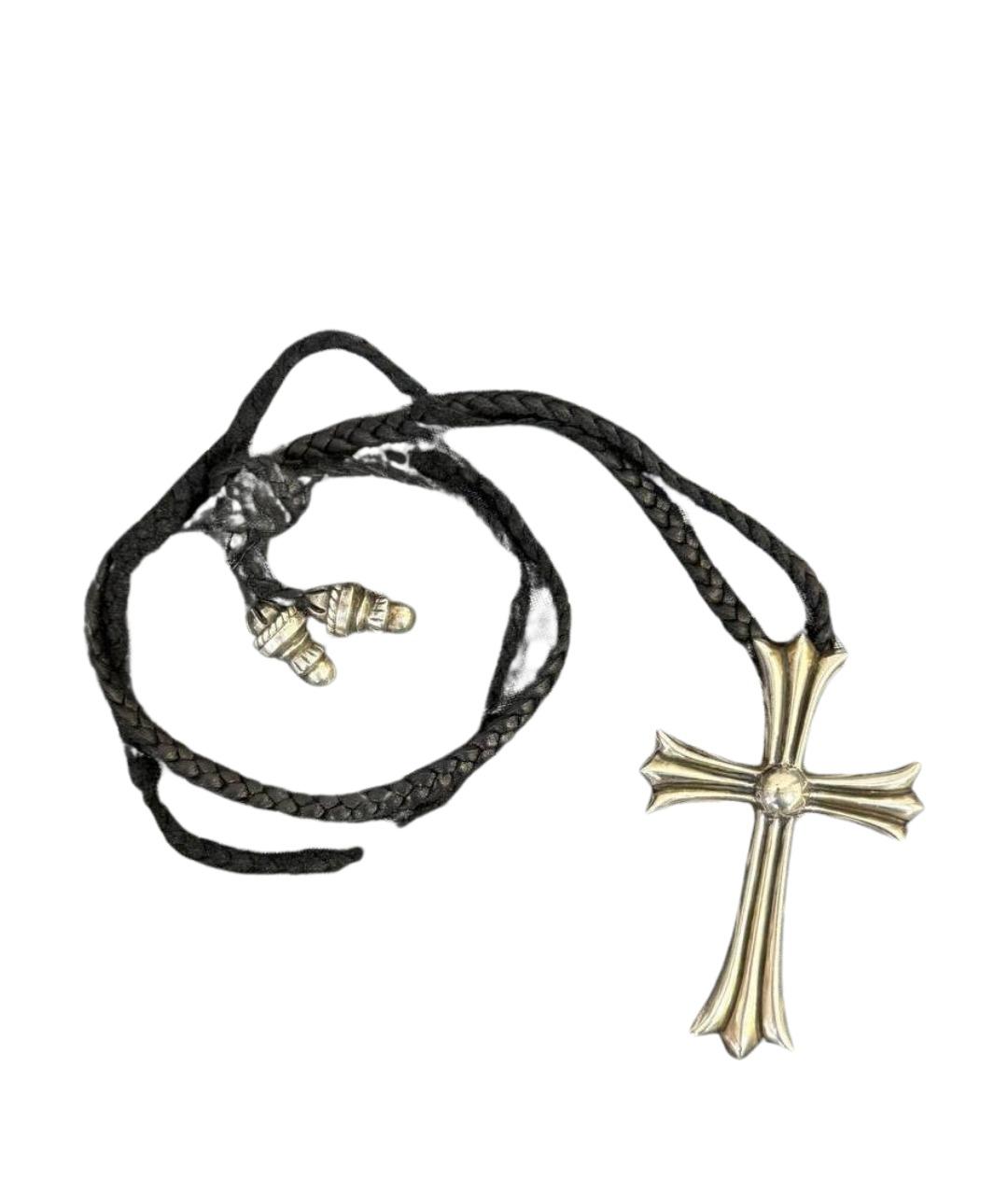 CHROME HEARTS Фуксия серебряная цепочка/подвеска, фото 1