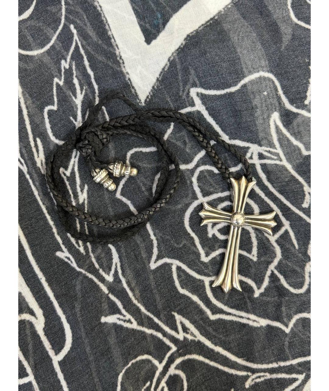 CHROME HEARTS Фуксия серебряная цепочка/подвеска, фото 5