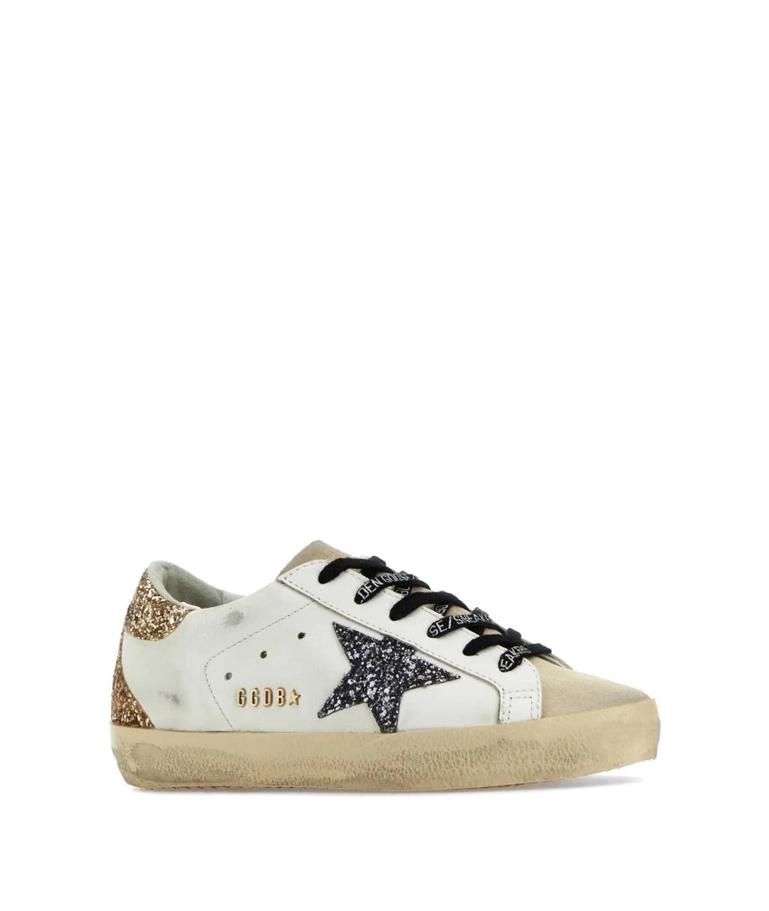 GOLDEN GOOSE Белые кожаные кеды, фото 2