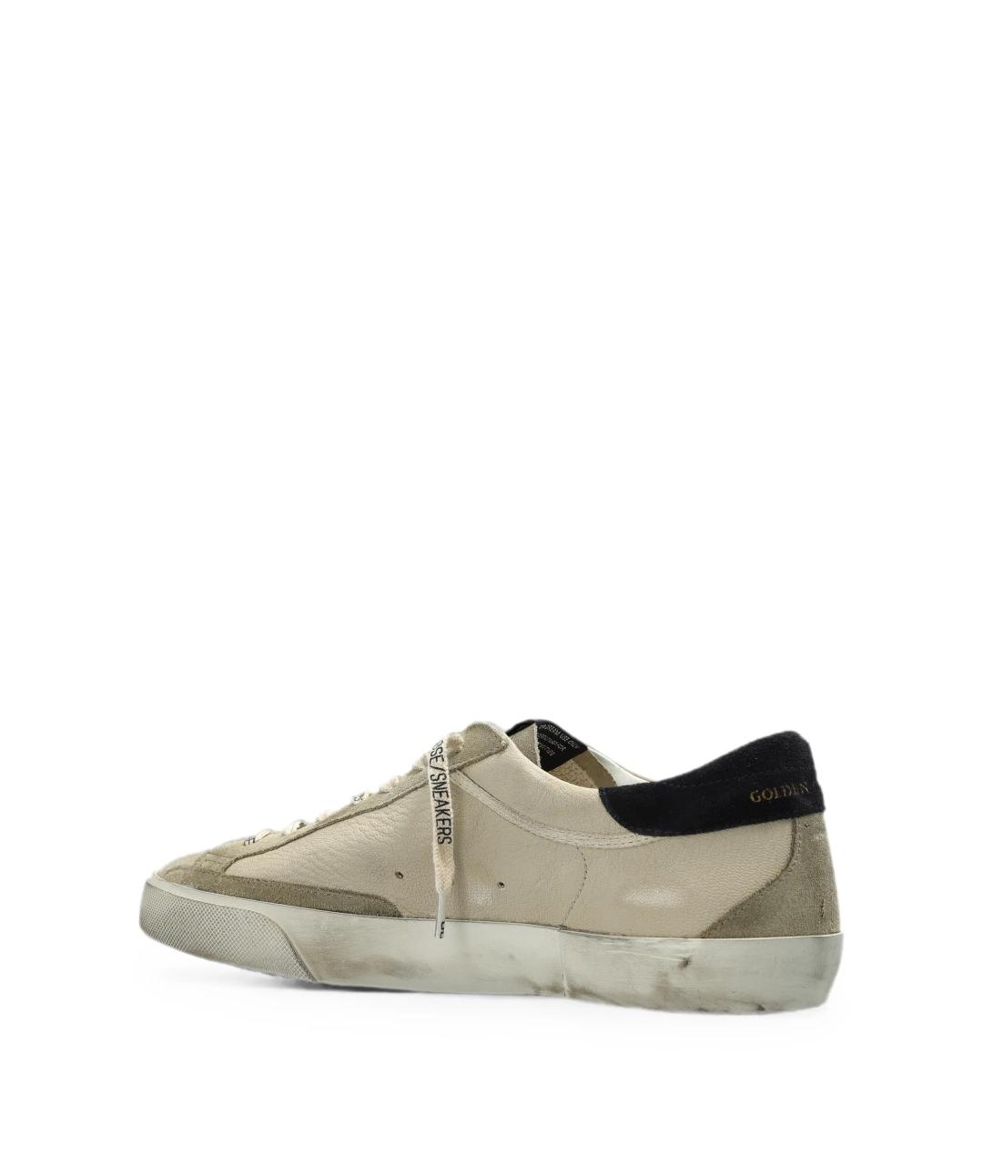 GOLDEN GOOSE Бежевые низкие кроссовки / кеды, фото 4