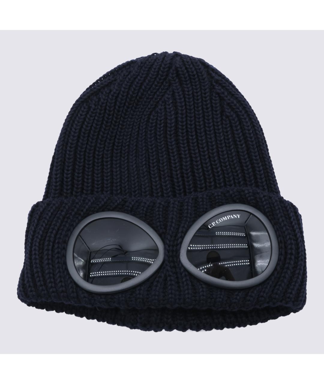 CP COMPANY Темно-синяя шерстяная шапка, фото 3