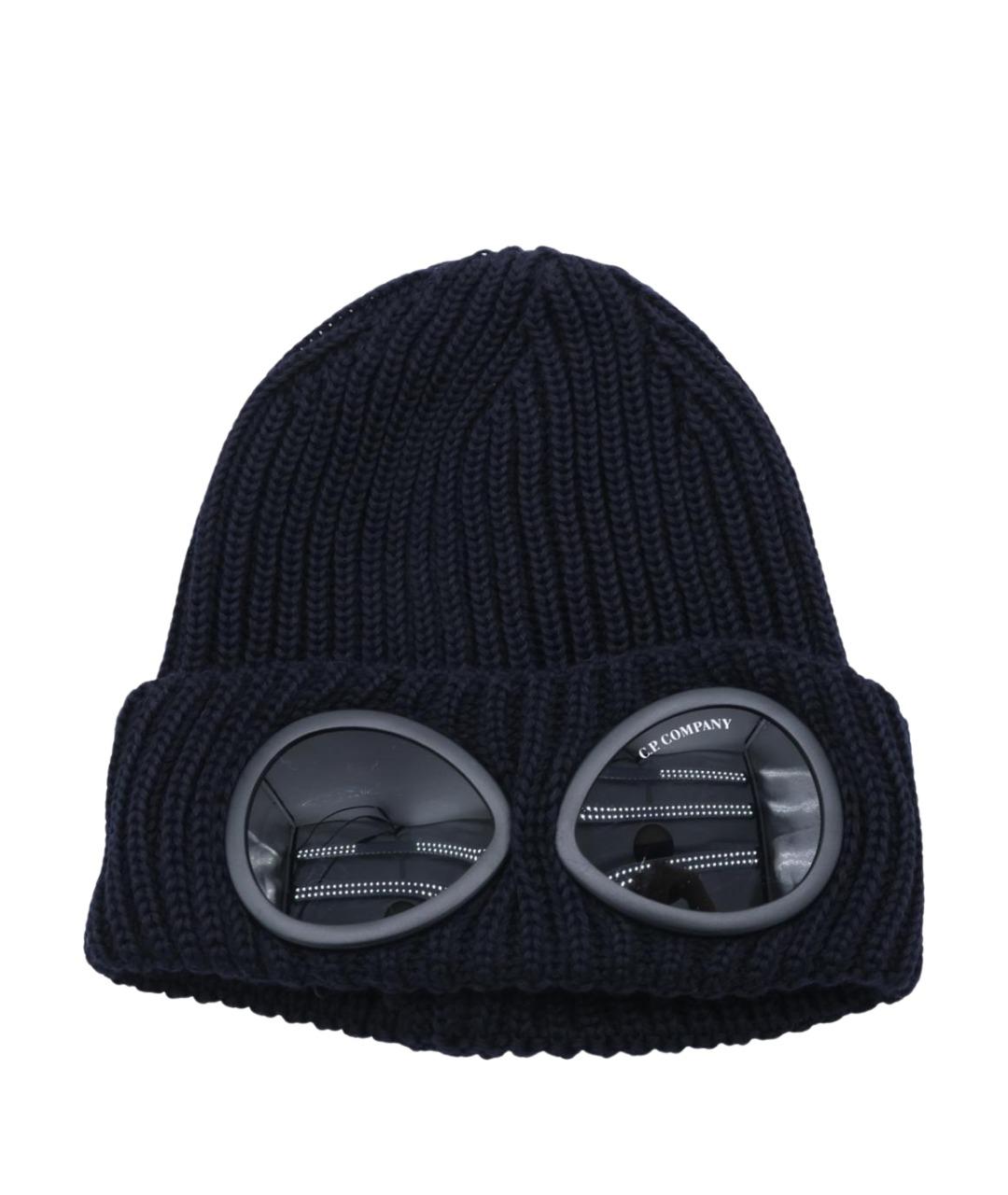 CP COMPANY Темно-синяя шерстяная шапка, фото 1
