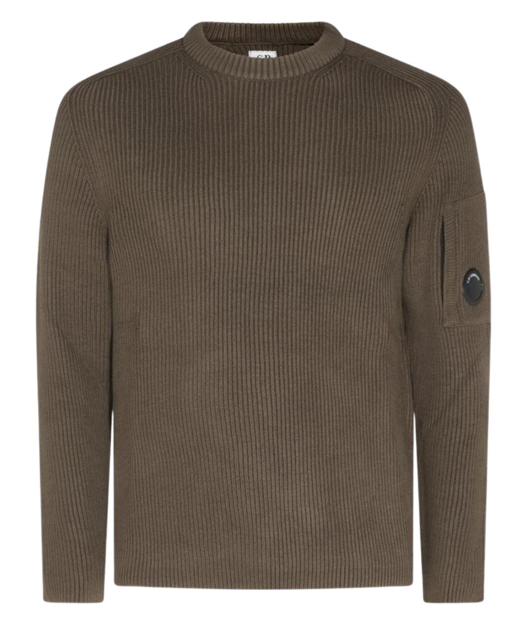 CP COMPANY Зеленый хлопковый джемпер / свитер, фото 1
