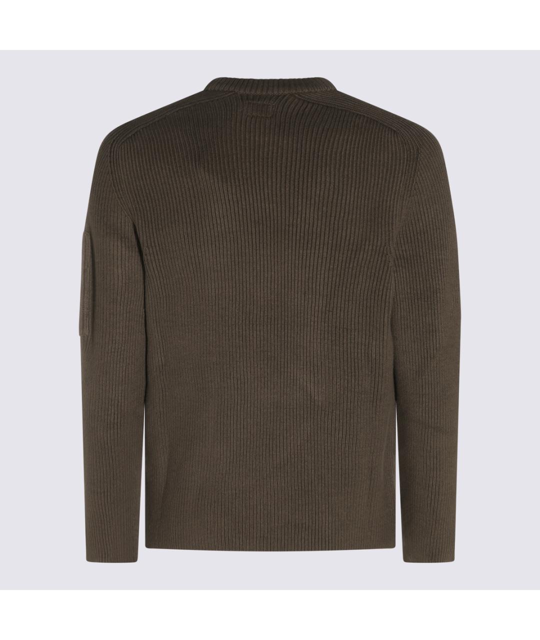 CP COMPANY Зеленый хлопковый джемпер / свитер, фото 2