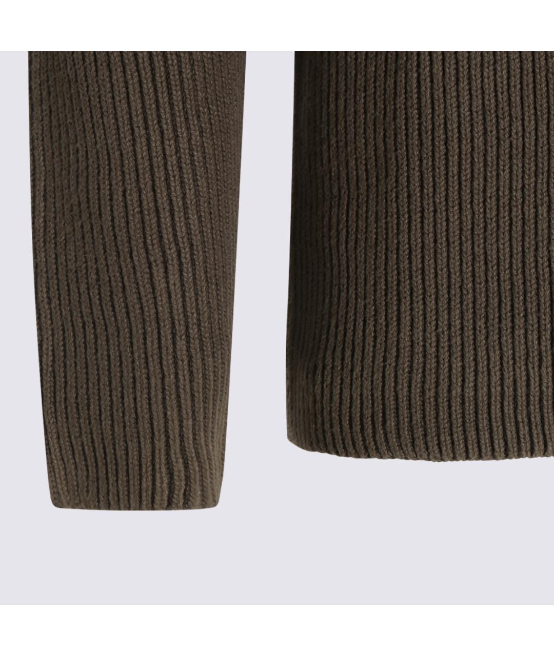CP COMPANY Зеленый хлопковый джемпер / свитер, фото 4
