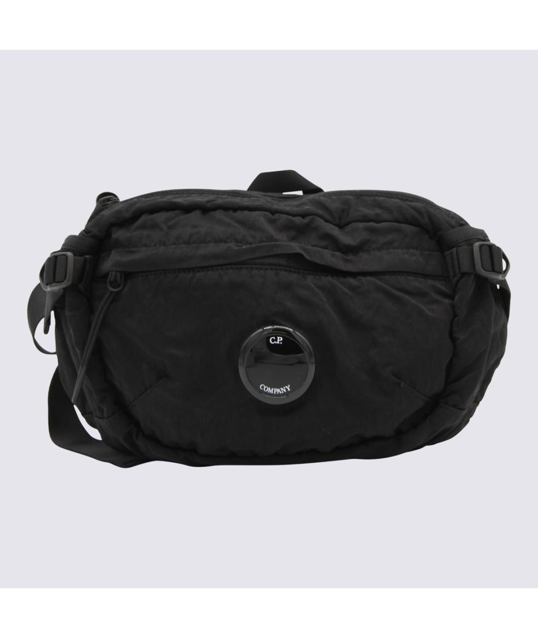 CP COMPANY Черная синтетическая поясная сумка, фото 3