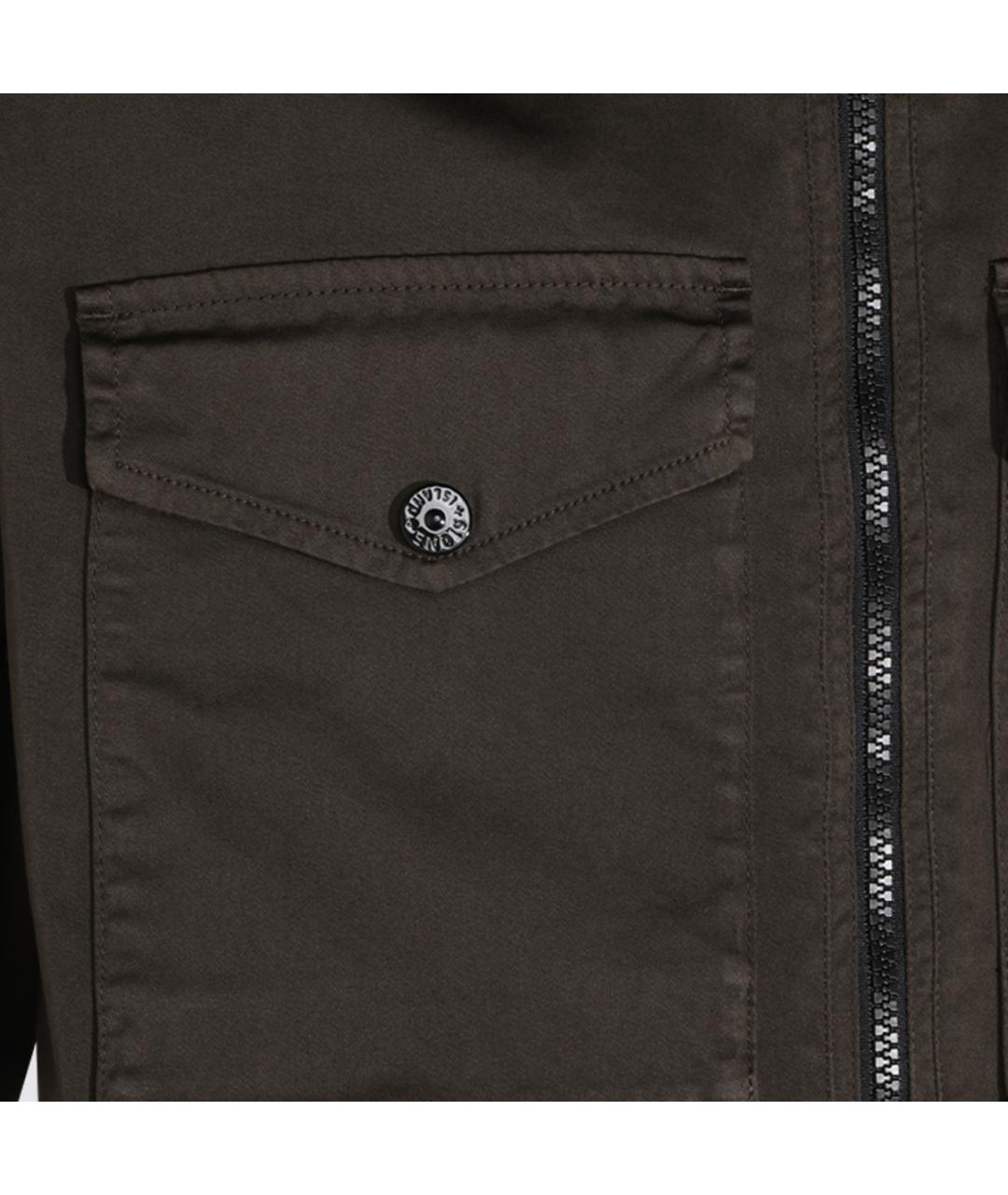 STONE ISLAND Серая хлопковая кэжуал рубашка, фото 4
